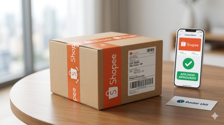 O programa de afiliados da Shopee pode ajudar a ganhar dinheiro sem sair de casa. (Foto: Gemini)