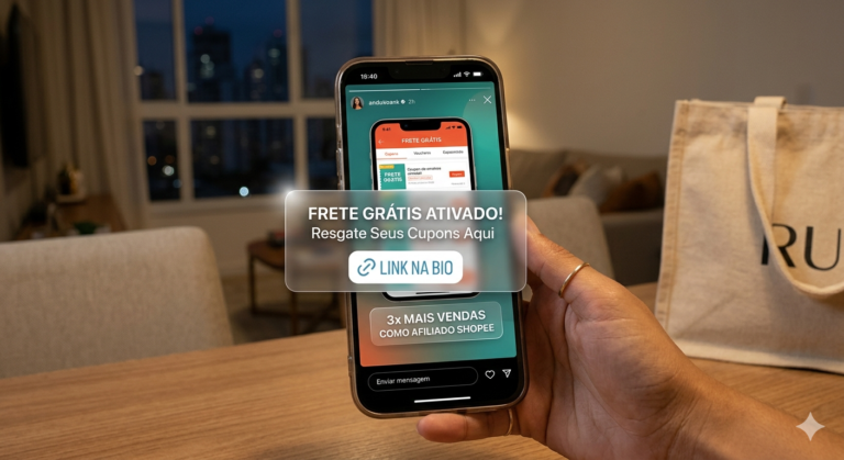 Afiliado Shopee: Cupom de Frete Grátis. (Imagem Ilustrativa)