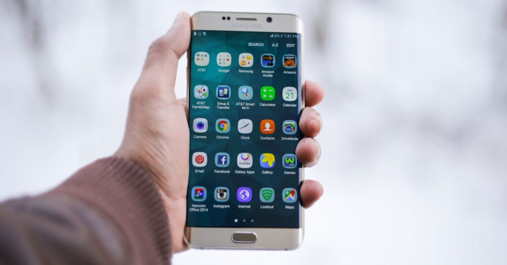 Celular da Samsung. (Foto: Pexels)